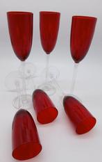 Tafelservies voor 6 (6) - Pois - Muranoglas - Flutè, Antiek en Kunst