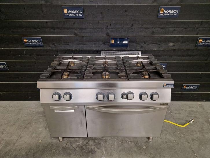 Zanussi fornuis | 6-pits | gasoven | aardgas, Zakelijke goederen, Horeca | Keukenapparatuur, Gebruikt, Fornuis, Frituur en Grillen