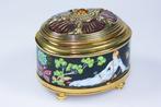 Faberge Stijl Franklin Mint speeldoos The Stone Hower -, Antiek en Kunst