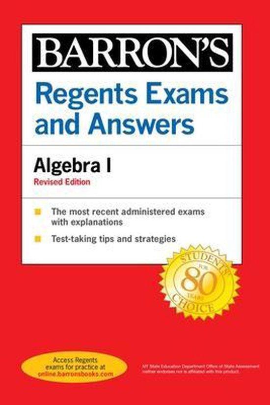 Regents Exams and Answers Algebra I Revised Edition, Boeken, Taal | Engels, Gelezen, Verzenden
