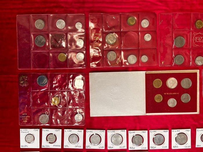 Italië. Lotto da oltre 300 monete, banconote, miniassegni,, Postzegels en Munten, Munten | Europa | Niet-Euromunten