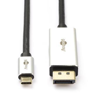 USB C naar DisplayPort kabel | Goobay | 3 meter (8K@60Hz), Computers en Software, Pc- en Netwerkkabels, Verzenden