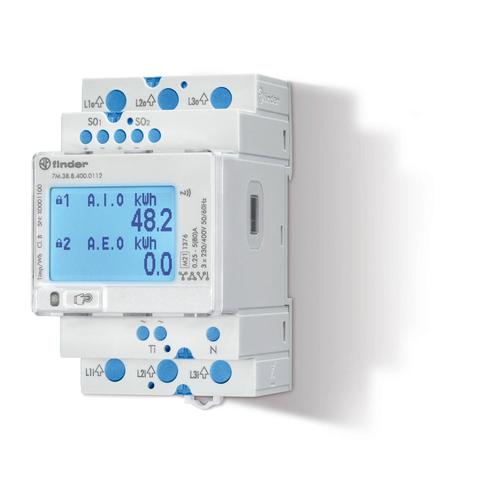 3 Fase Digitale Energiemeter 80A MID Met M-Bus Interface -, Doe-het-zelf en Bouw, Elektriciteit en Kabels, Verzenden