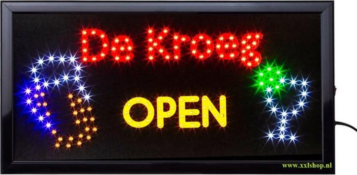 Onze kroeg bar cafe LED bord verlichting lichtbak reclamebor, Huis en Inrichting, Lampen | Overige, Nieuw, Verzenden