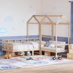 vidaXL Kinderbed met huisje en bankje massief grenenhout, Huis en Inrichting, Slaapkamer | Bedden, Verzenden, Nieuw