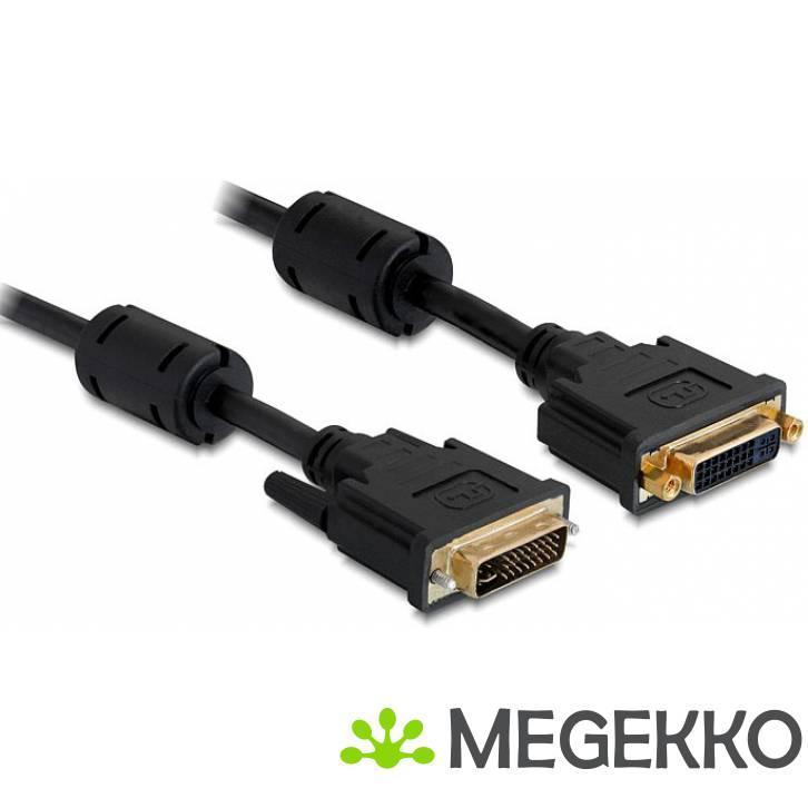 Delock 83106 Verlengkabel DVI 24+5 male > DVI 24+5 female 1, Computers en Software, Overige Computers en Software, Nieuw, Verzenden
