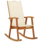 vidaXL Schommelstoel met kussens massief acaciahout, Tuin en Terras, Tuinstoelen, Verzenden, Nieuw