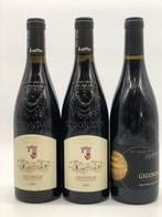 Mixed lot of 3 x 75cl Gigondas (Rhone, rood), Ophalen of Verzenden, Rode wijn