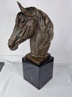 Milo (1910-1978) - Beeld, Groot Bronzen paardenhoofd milo -, Antiek en Kunst