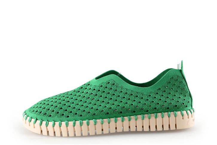 Ilsejacobsenhornbaek instappers in maat 39 Groen | 5%, Kleding | Dames, Schoenen, Groen, Zo goed als nieuw, Instappers, Verzenden