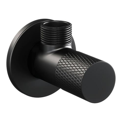 Hoekstopkraan Brauer Black Carving Edition Compleet Met, Doe-het-zelf en Bouw, Sanitair, Kraan, Nieuw, Chroom, Ophalen of Verzenden