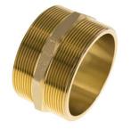 Dubbele Nippel G3 Messing Vlakke Afdichting 16bar 89mm Hex, Verzenden, Nieuw