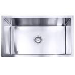 Lendo Online Évier de Cuisine Inox 74x44 cm Argent