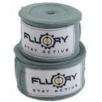 Fluory Boksbandages Hand Wraps Grijs 300 / 500 cm, Sport en Fitness, Verzenden, Nieuw, Vechtsportbescherming