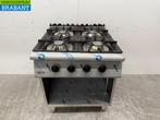 RVS Combisteel 4 Pits Gasfornuis 80 cm GAS Horeca, Ophalen of Verzenden, Nieuw in verpakking