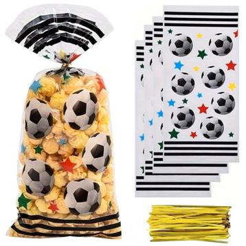 Fako Bijoux® - Uitdeelzakjes Voetbal Sterren - 12.5x27.5cm - disponible aux enchères