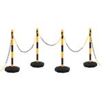 vidaXL Kettingpalenset met kunststof ketting 10 m, Verzenden, Nieuw