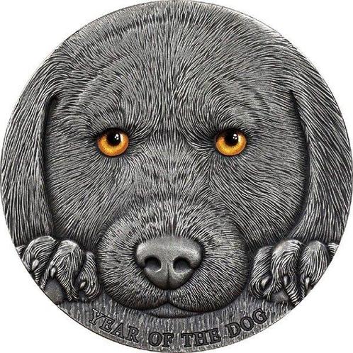 Kameroen. 3000 Francs 2018 Year of the Dog - Antique finish,, Postzegels en Munten, Munten | Europa | Niet-Euromunten