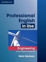 Professional English in Use Engineering 9780521734882, Boeken, Verzenden, Gelezen, Mark Ibbotson