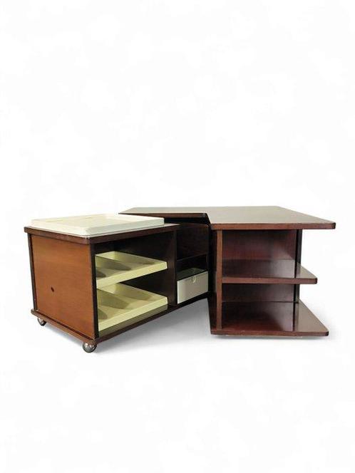 FL Industria Mobili - Bar - Tafeltje Bar - Palissander, Antiek en Kunst, Antiek | Meubels | Stoelen en Sofa's
