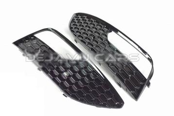 RS3 Look Mistlamp rooster Piano Black Edition voor Audi A3 8, Ophalen of Verzenden