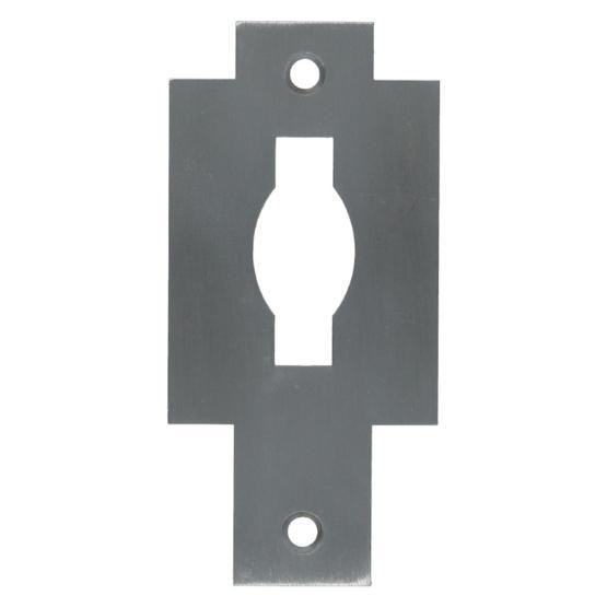Mauer Sluitplaat 452 rvs Din links/rechts, Doe-het-zelf en Bouw, Hang- en Sluitwerk, Klink of Kruk, Nieuw, Overige materialen