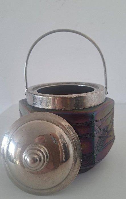 Pot à biscuits - Verre - Baril à biscuits, Antiek en Kunst, Kunst | Designobjecten