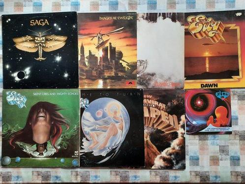 Saga, Eloy and New Triumvirat - 8 x album including 1 x, Cd's en Dvd's, Vinyl Singles