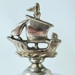 Art Deco Bonbonnière - 1935 - Kom - Sailboat - pewter
