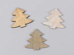 Houten boompjes 3 assort Groen 4 cm 18 stuks, Nieuw