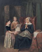 Jan Franz Floris Claes (1818-1870) - Scène dintérieur, Antiek en Kunst