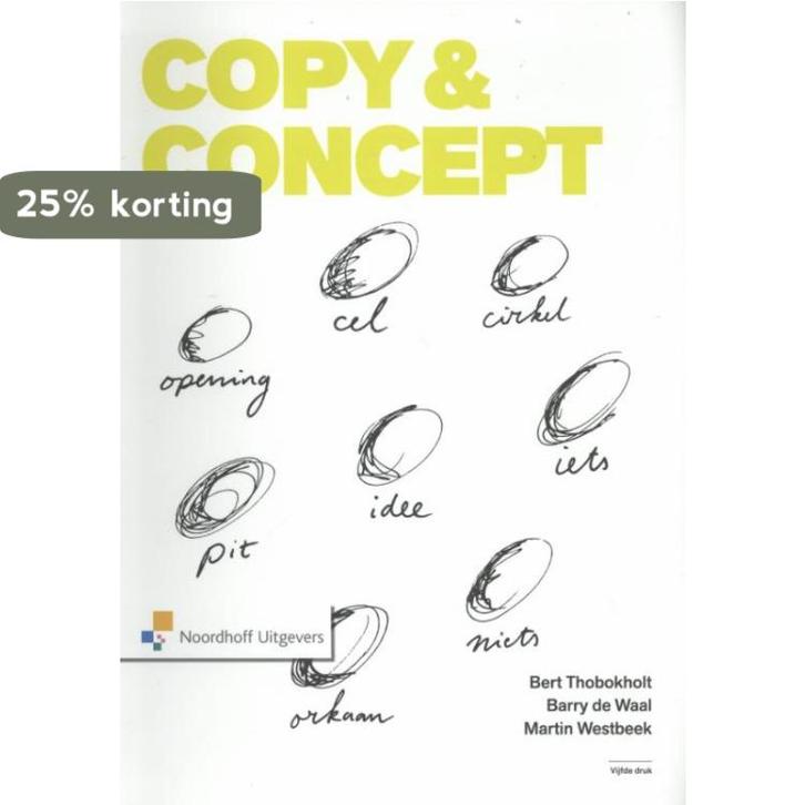 Copy & concept 9789001838720 Barry de Waal, Boeken, Economie, Management en Marketing, Zo goed als nieuw, Verzenden