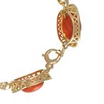 Armband - 18 karaat Geel goud Koraal, Nieuw