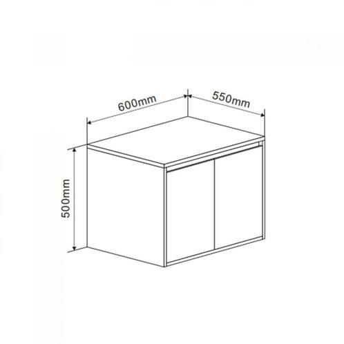 Florence Onderkast Manchester 60cm Steen, Huis en Inrichting, Badkamer | Badkamermeubels, Ophalen of Verzenden