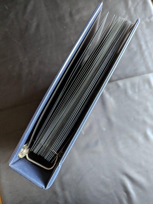 Frankrijk - SAFE-kaft petrolblauw met 4 ringen - Très bon, Postzegels en Munten, Postzegels | Europa | Frankrijk