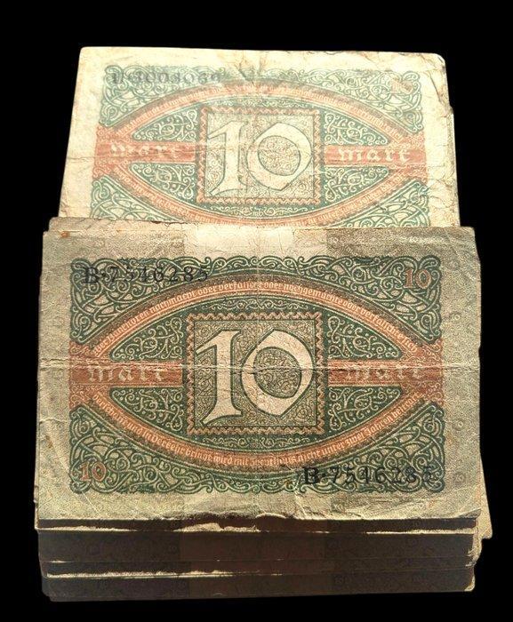 Duitsland. - 100 x 20 Mark - 1920 - Pick 67 (Zonder, Postzegels en Munten, Bankbiljetten | Europa | Niet-Eurobiljetten