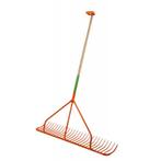 Handvergaarhark met buitentanden en steel, 122 cm - kerbl, Nieuw