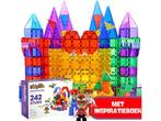 PlayMix Magnetische Tegels - 242 Stuks - Educatief Speelgoed, Verzenden, Nieuw