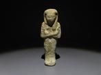 Oud-Egyptisch Faience Ushabti. Late Periode, 664 - 332