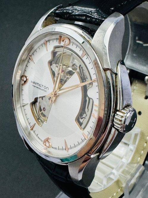 Hamilton - Jazzmaster Viewmatic - H325651 - Heren -, Handtassen en Accessoires, Horloges | Heren