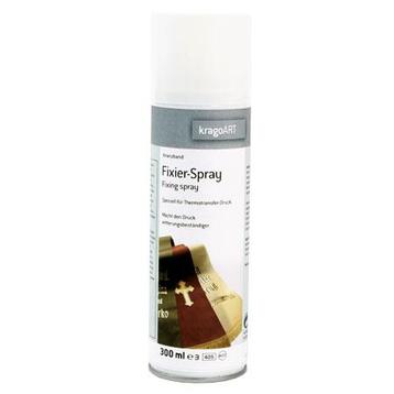 Fixeerspray voor bedrukt lint 300cc Fixeerspray voor bedrukt