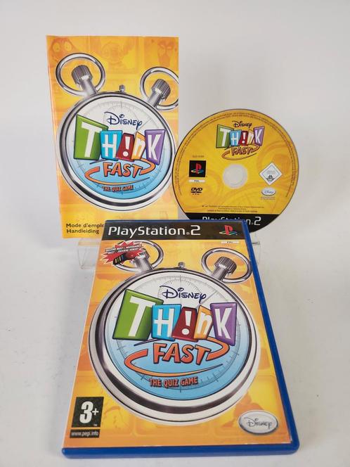 Disney Think Fast Playstation 2, Games en Spelcomputers, Games | Sony PlayStation 2, Zo goed als nieuw, Ophalen of Verzenden