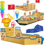 KIDIZ® Zandbak Ahoy - Piratenschip Boot Zeilschip van hout I, Verzenden, Nieuw