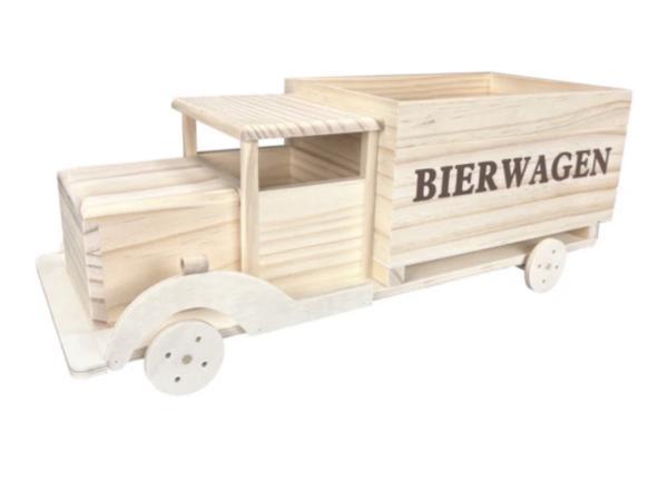Veiling - 8x Bierverpakking, Wagen Hout 6 flessen 40x14.5x15, Diversen, Cadeauverpakkingen