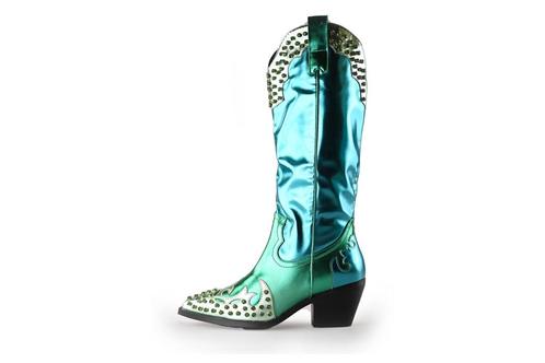 Cowboy laarzen in maat 41 Groen | 5% extra korting, Kleding | Dames, Schoenen, Groen, Zo goed als nieuw, Verzenden