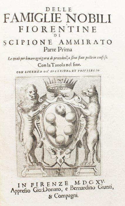 Scipione - Famiglie Nobili Fiorentine - 1615, Antiek en Kunst, Antiek | Boeken en Manuscripten