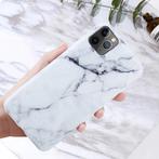 iPhone XR Hoesje Marmer Textuur - Shockproof Glossy Case, Nieuw, Verzenden