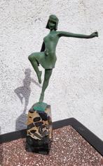sculptuur, Danseuse égyptienne - 28 cm - Brons
