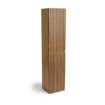 Colonne de salle de bain design en bois - 35 x 33 x 160 cm beschikbaar voor biedingen