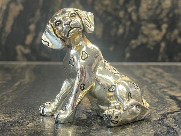 Marcello Giorgio - Beeldje - Dálmata - Zilveren Laminage /, Antiek en Kunst, Antiek | Zilver en Goud